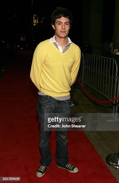 Adam Brody during 2005 Toronto Film Festival - "Sarah Silverman... Jesus is Magic" Premiere at Ryerson in Toronto, Canada.