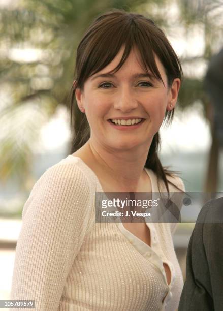 Emily Mortimer during 2005 Cannes Film Festival - "Match Point" Photocall at Palais Du Festival in Cannes, France.