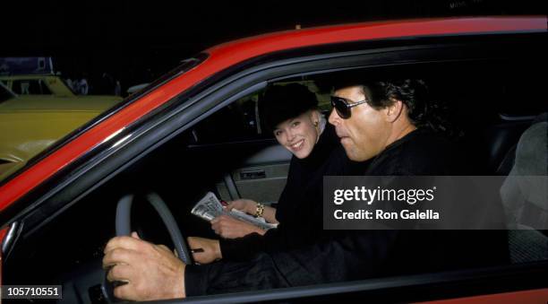 Brigitte Nielsen and Mark Gastineau during Brigitte Nielsen and Mark Gastineau Sighting in New York City - February 2, 1988 in New York City, New...