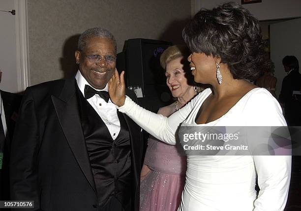 King, Barbara Davis and Oprah Winfrey during The 15th Carousel Of Hope Ball - VIP Reception at Beverly Hilton Hotel in Beverly Hills, California,...