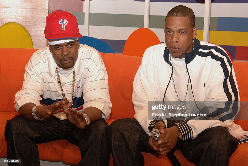 Jay-Z and Memphis Bleek Visit BET's "106 and Park"