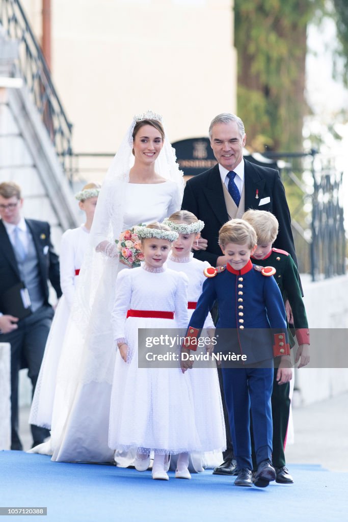 Wedding of Duchess Sophie Of Wurttemberg And Count Maximilian Of Andigne At Tegernsee Castle