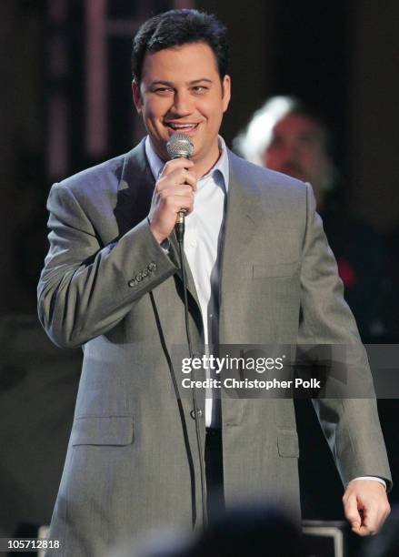 Jimmy Kimmel during Audioslave and "Jimmy Kimmel Live" Perform on Hollywood Boulevard - May 18, 2005 at Hollywood Blvd. In Hollywood, California,...