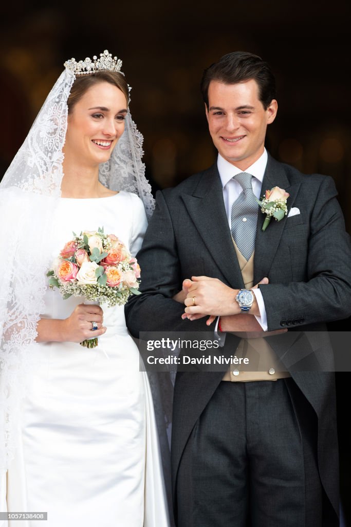 Wedding of Duchess Sophie Of Wurttemberg And Count Maximilian Of Andigne At Tegernsee Castle