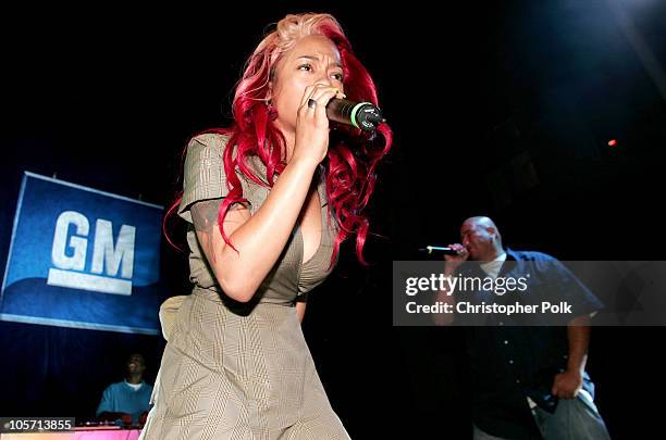 Keyshia Cole during 2nd Annual Rollin' 24 GM All Car Showdown - After Party at Paramount Studios in Hollywood, California, United States.