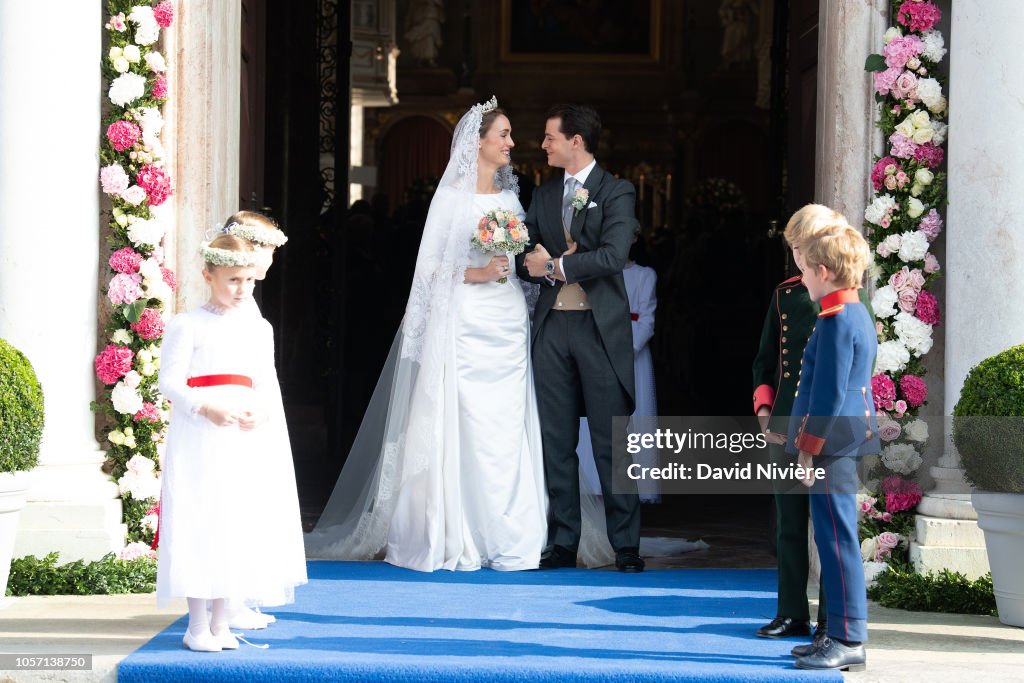 Wedding of Duchess Sophie Of Wurttemberg And Count Maximilian Of Andigne At Tegernsee Castle