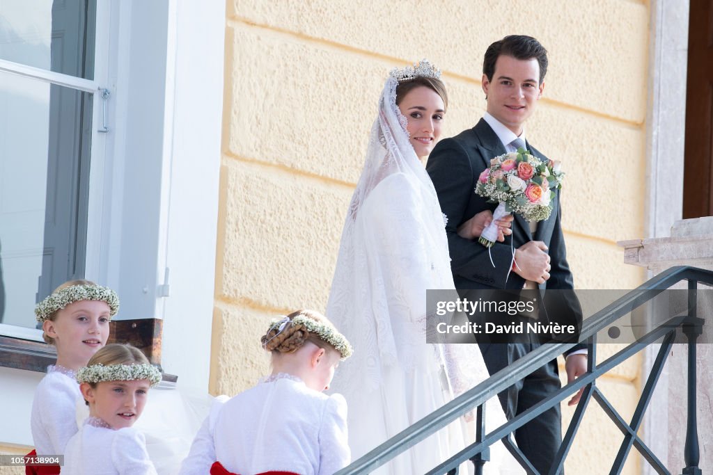 Wedding of Duchess Sophie Of Wurttemberg And Count Maximilian Of Andigne At Tegernsee Castle