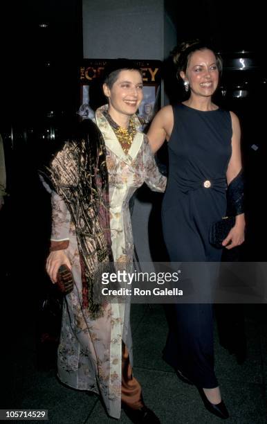 Isabella Rossellini and Greta Scacchi during NBC's "The Odyssey" New York City Screening at Museum of Modern Art in New York City, New York, United...