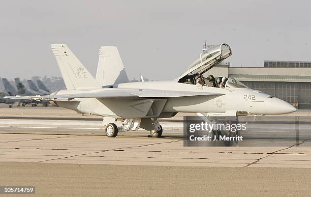 Atmosphere during "Stealth" San Diego Premiere at Naval Air Station North Island in Coronado Island, San Diego, California, United States.