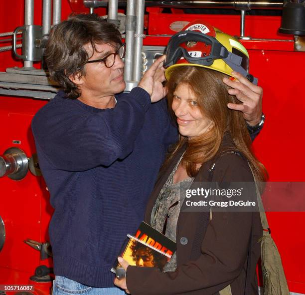 Eric Roberts and wife Eliza during "Ladder 49" DVD Release Party at House of Blues in Los Angeles, California, United States.