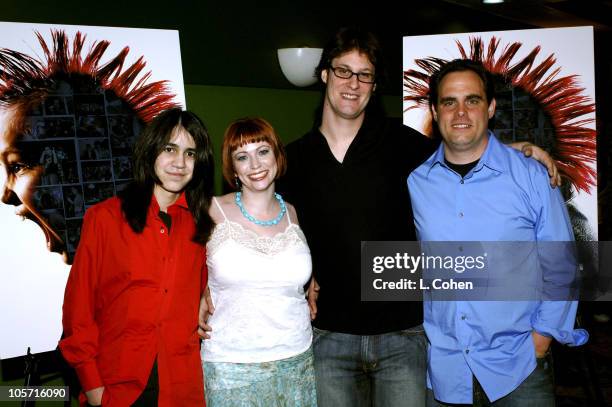 Tywoniak, Sheena Joyce, producer of "Rock School," Don Argott, director/producer of "Rock School" and Paul Green