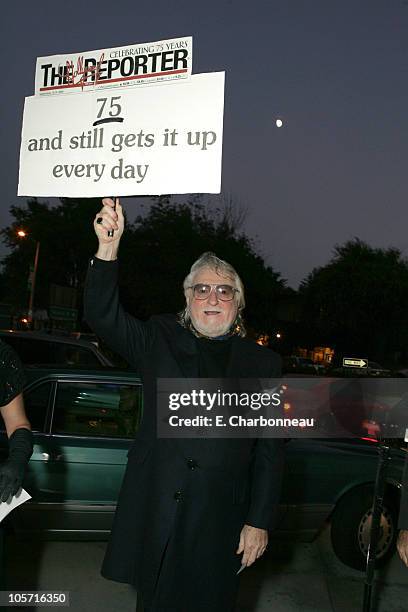 Marty Ingels during The Hollywood Reporter 75th Anniversary Gala Presented By Audi - Red Carpet in Los Angeles, California, United States.