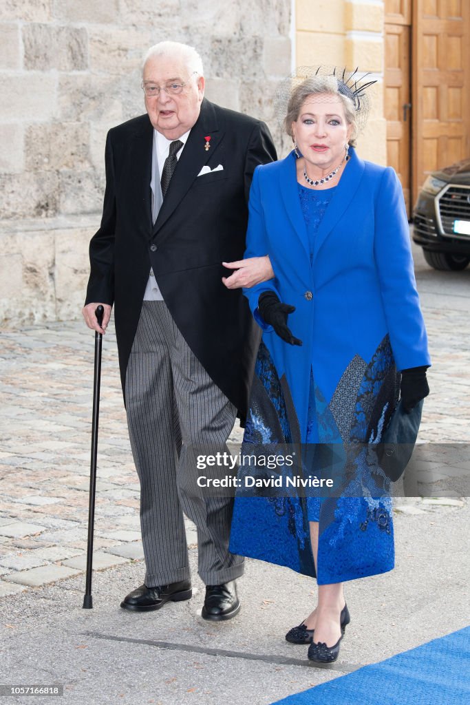 Wedding of Duchess Sophie Of Wurttemberg And Count Maximilian Of Andigne At Tegernsee Castle