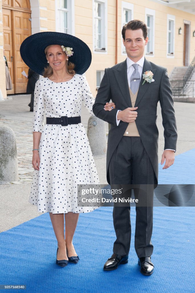 Wedding of Duchess Sophie Of Wurttemberg And Count Maximilian Of Andigne At Tegernsee Castle