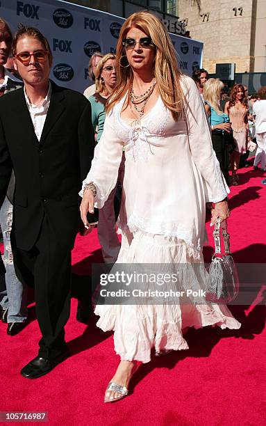 Kirstie Alley during "American Idol" Season 4 - Finale - Arrivals at The Kodak Theatre in Hollywood, California, United States.