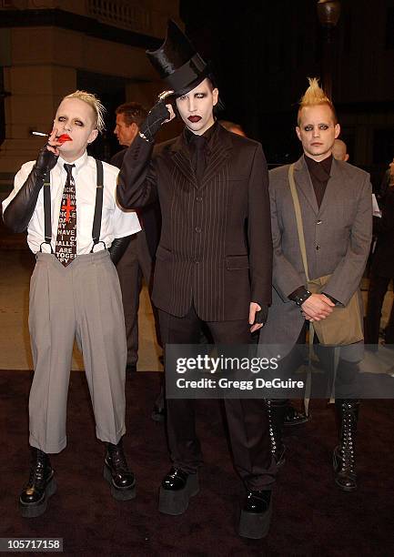 Marilyn Manson and guests during "Final Flight Of The Osiris" World Premiere at Steven J. Ross Theatre in Burbank, California, United States.