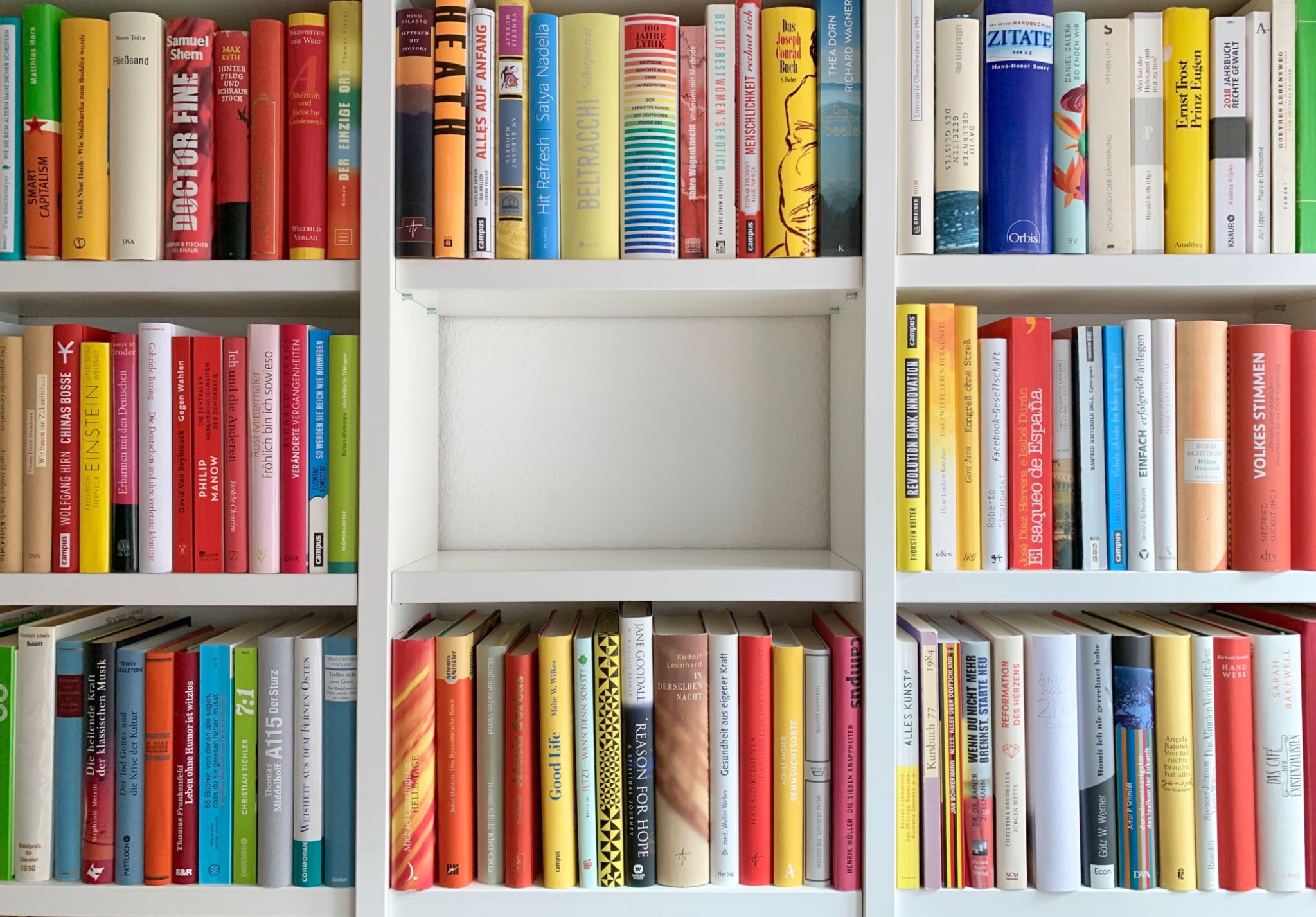 sorting books