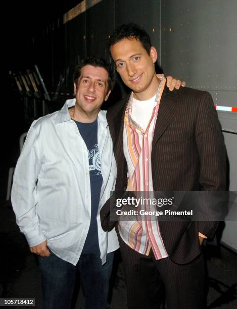 Willie Mercer and Elon Gold during Montreal Just For Laughs Comedy Festival - Closing Night - July 23, 2005 at Spectrum in Montreal, Quebec, Canada.