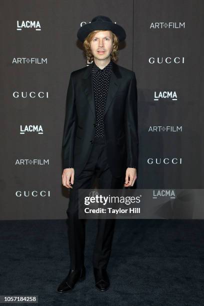 Beck attends the 2018 LACMA Art+Film Gala at LACMA on November 3, 2018 in Los Angeles, California.