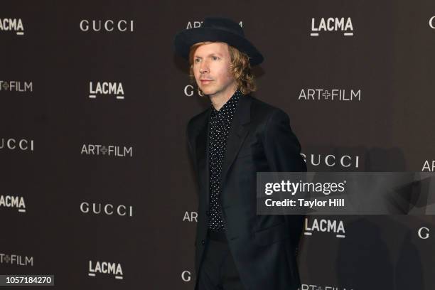 Beck attends the 2018 LACMA Art+Film Gala at LACMA on November 3, 2018 in Los Angeles, California.