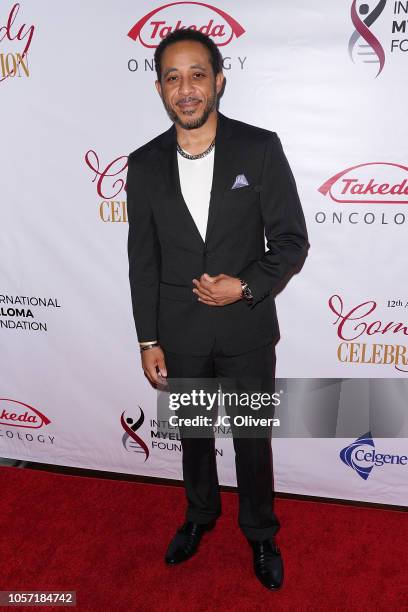 Dale Godboldo attends The International Myeloma Foundation's 12th Annual Comedy Celebration at The Wilshire Ebell Theatre on November 3, 2018 in Los...