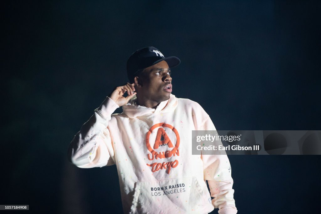 Vince Staples Rapper Rapper Vince Staples performs at 2018 ComplexCon-Day 1 at Long Beach ...