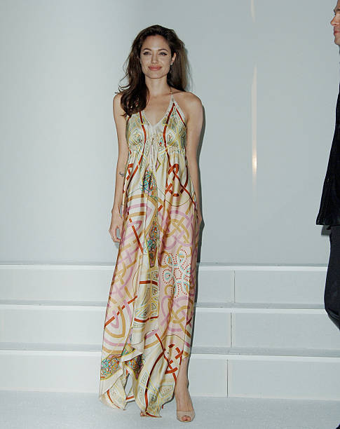 Angelina Jolie during ShoWest 2005 - 20th Century Fox Luncheon at Paris Hotel in Las Vegas, Nevada, United States.