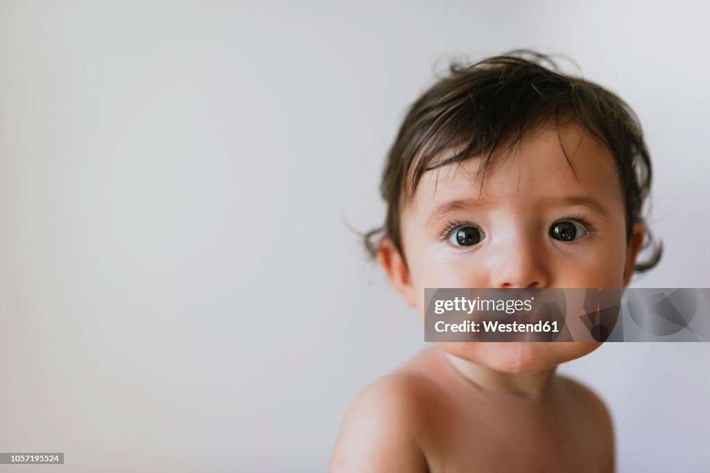 Portrait of baby girl