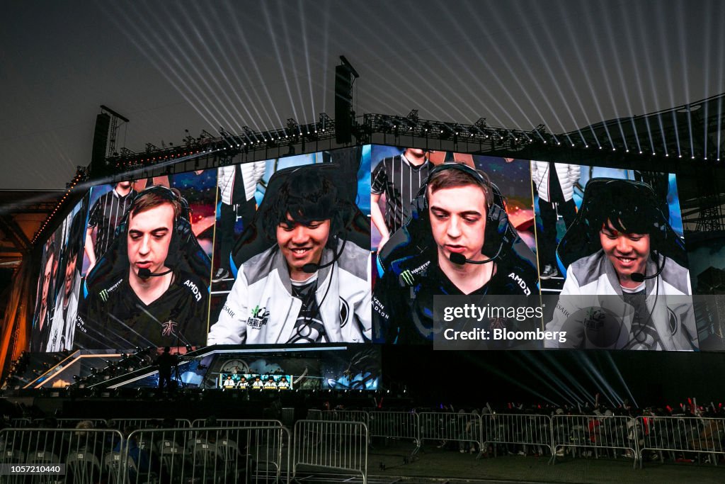 Gamers Compete in the Finals of the League of Legends World Championships