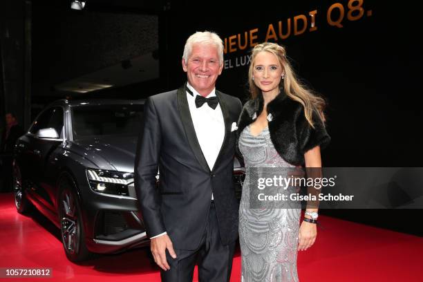 Alexander Schuhmacher , AUDI Sued, and his wife during the 25th Opera Gala at Deutsche Oper Berlin on November 3, 2018 in Berlin, Germany.