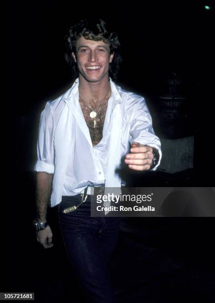 Andy Gibb during Birthday Party for Andy Gibb at Le Dome in Los Angeles, California, United States.