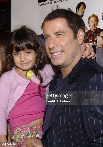 Kelly Preston, Ella Bleu Travolta and John Travolta