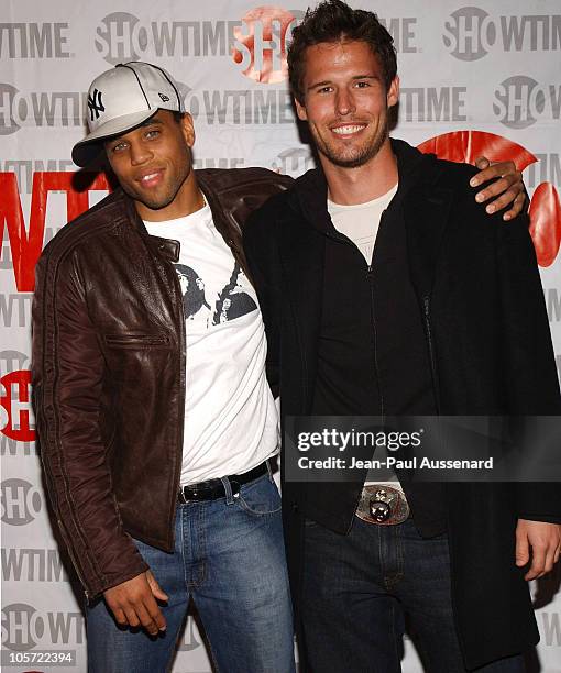 Michael Ealy and Alex Nesic during "The L Word" Showtime Network's Second Season Premiere at Directors Guild of America in Los Angeles, California,...