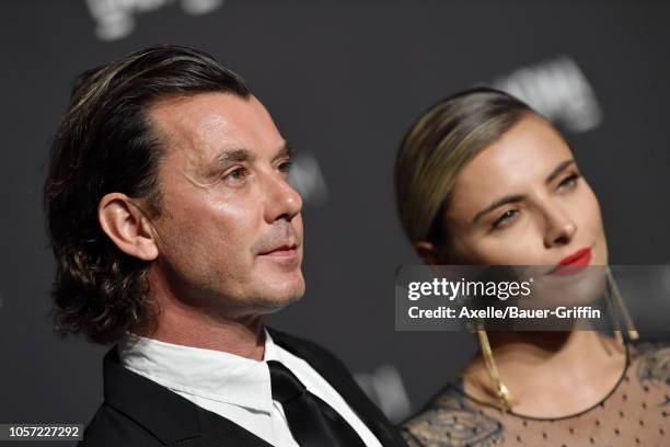 Gavin Rossdale and Sophia Thomalla attend the 2018 LACMA Art + Film Gala at LACMA on November 03, 2018 in Los Angeles, California.