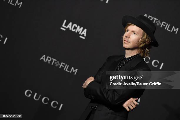 Beck attends the 2018 LACMA Art + Film Gala at LACMA on November 03, 2018 in Los Angeles, California.