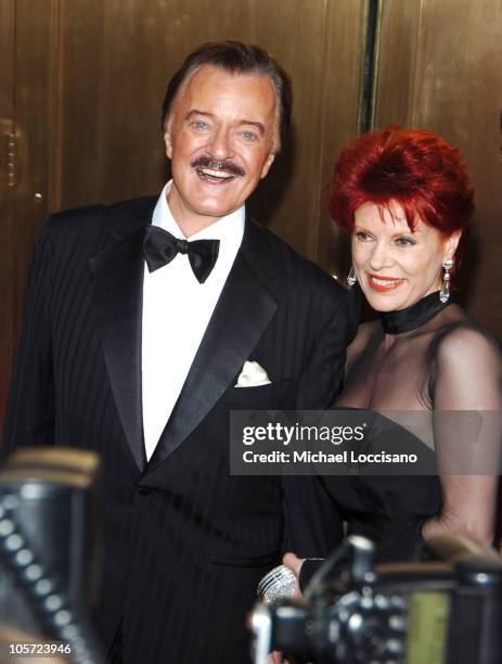 Robert Goulet and wife Vera Novak during 59th Annual Tony Awards - Arrivals at Radio City Music Hall in New York City, New York, United States.