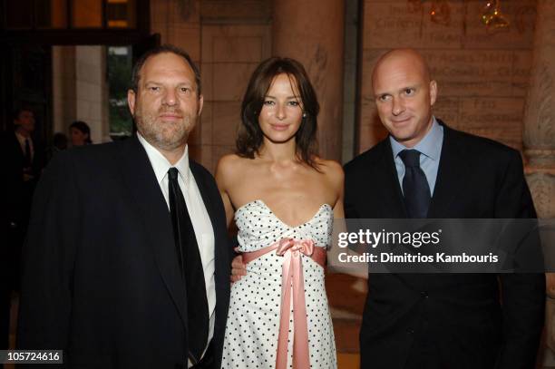 Harvey Weinstein, Carolina Parsons and Giuseppe Cipriani