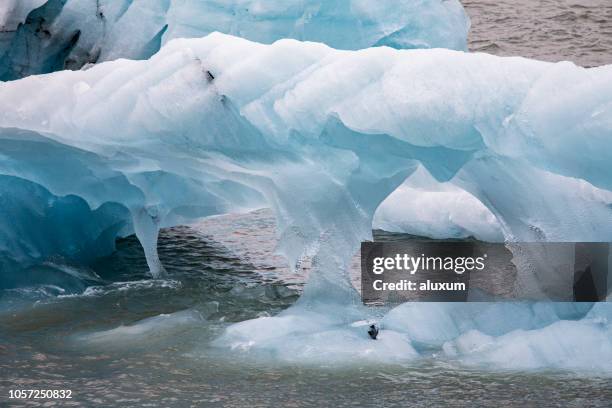 jokulsarlon lagoon icebergs in iceland - iceland lagoon stock pictures, royalty-free photos & images