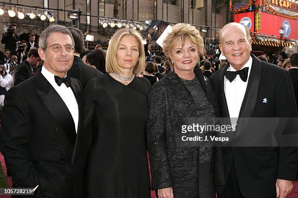 Ron Meyer of Universal, wife Kelly, Bob Wright of NBC Universal and wife Suzanne