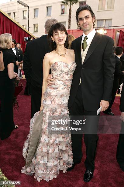 Ruth Vitale and guest during The 77th Annual Academy Awards - Executive Arrivals at Kodak Theatre in Hollywood, California, United States.