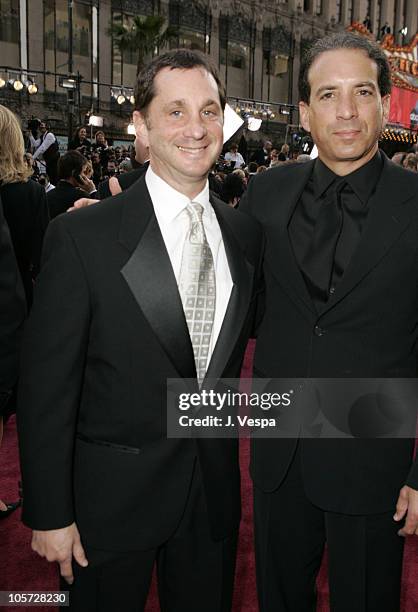 David Gale of MTV and Van Toffler during The 77th Annual Academy Awards - Executive Arrivals at Kodak Theatre in Hollywood, California, United States.