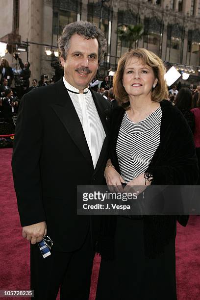 Bill Mechanic of Pandemonium and wife Carol during The 77th Annual Academy Awards - Executive Arrivals at Kodak Theatre in Hollywood, California,...