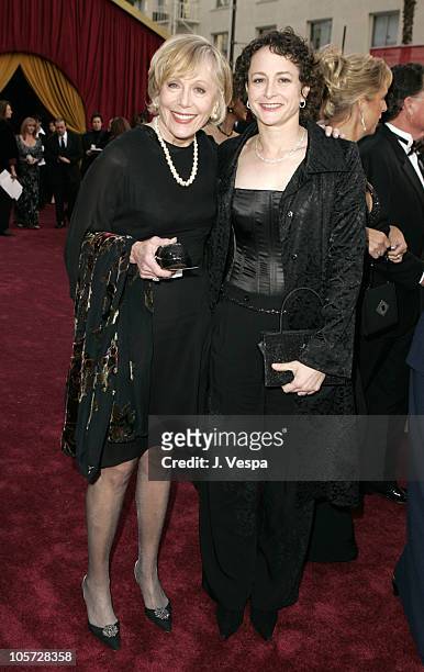 Nina Jacobson of Buene Vista and mother Sandy during The 77th Annual Academy Awards - Executive Arrivals at Kodak Theatre in Hollywood, California,...