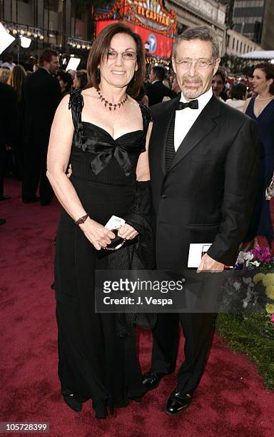 Barry Meyer of Warner Bros. And wife Wendy during The 77th Annual Academy Awards - Executive Arrivals at Kodak Theatre in Hollywood, California,...