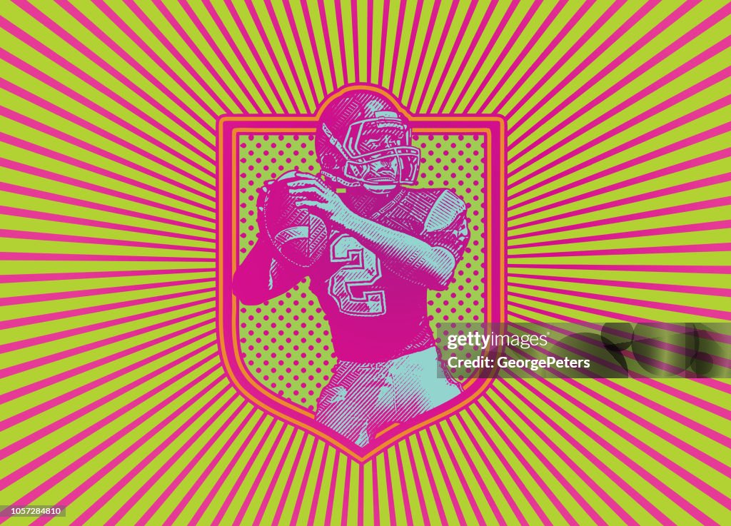 Mariscal de campo de fútbol de paso