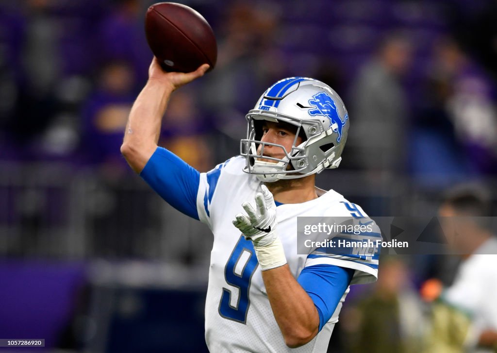 Detroit Lions v Minnesota Vikings