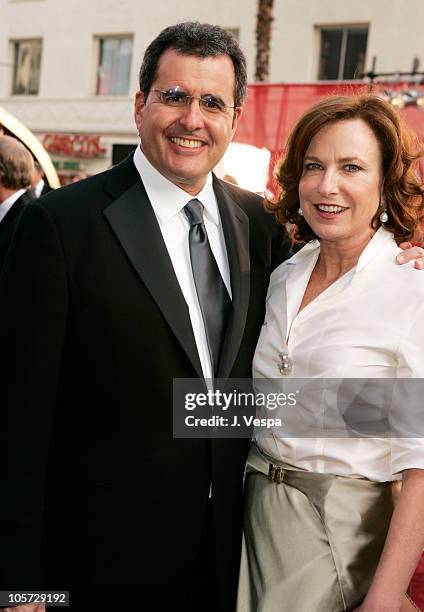 Peter Chernin of News Corps and wife Megan during The 77th Annual Academy Awards - Executive Arrivals at Kodak Theatre in Hollywood, California,...