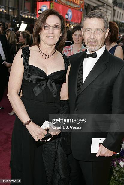 Barry Meyer of Warner Bros. And wife Wendy during The 77th Annual Academy Awards - Executive Arrivals at Kodak Theatre in Hollywood, California,...