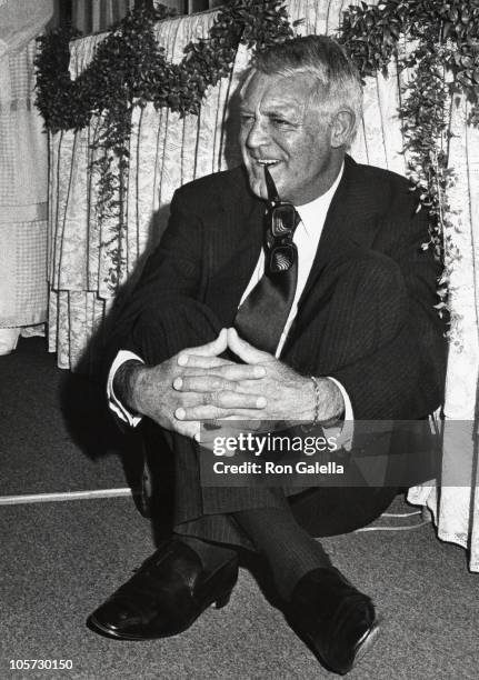 Cary Grant during 3rd Annual Straw Hat Awards at Tavern on the Green in New York City, New York, United States.
