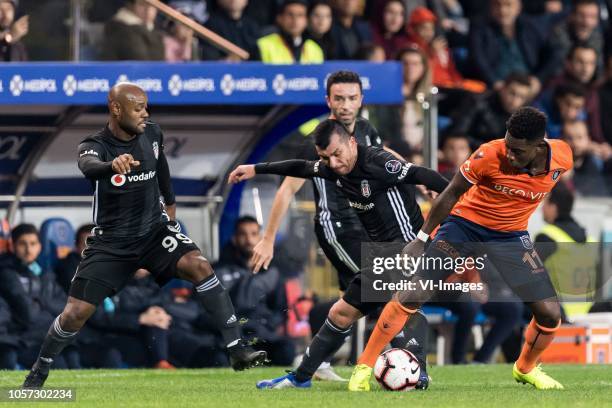 Vagner Silva de Souza Love of Besiktas JK, Adriano Correia Claro of Besiktas JK , Gary Alexis Medel Soto of Besiktas JK , Eljero George Rinaldo Elia...